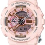 Sports Watch Gold and Pink Dial Pink Quartz Ladies